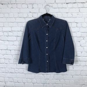 Ann Taylor denim top